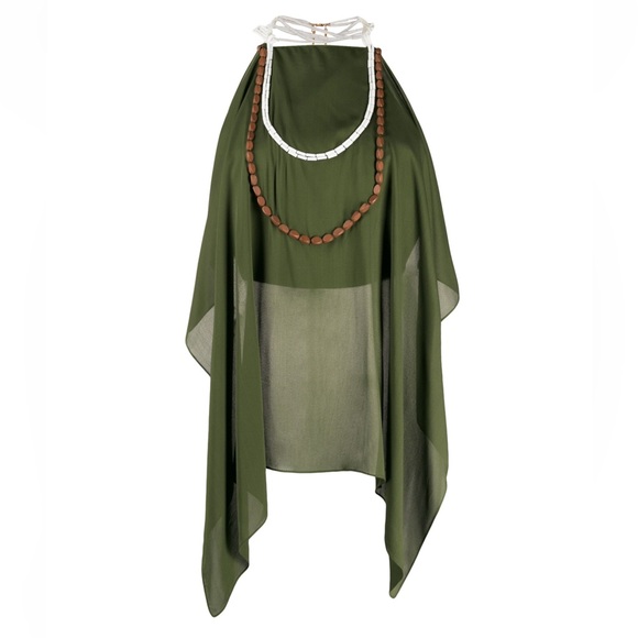 New with tags Jacquemus viscose halter top with attached beading. Size 40/medium - Picture 6 of 16